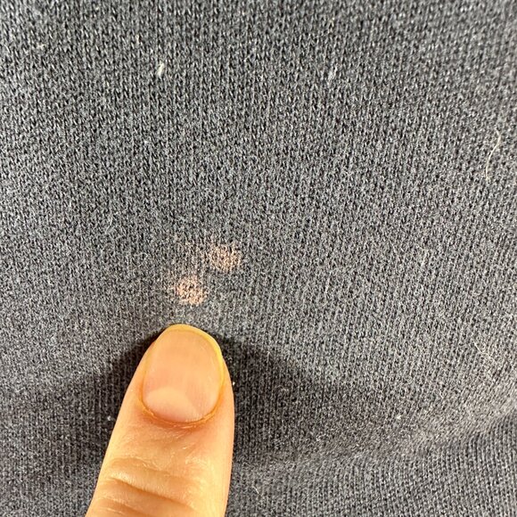 Abercrombie and Fitch Faux Fur Full Buttons Hoodie Kids Size L Y2K Blue - Picture 9 of 13